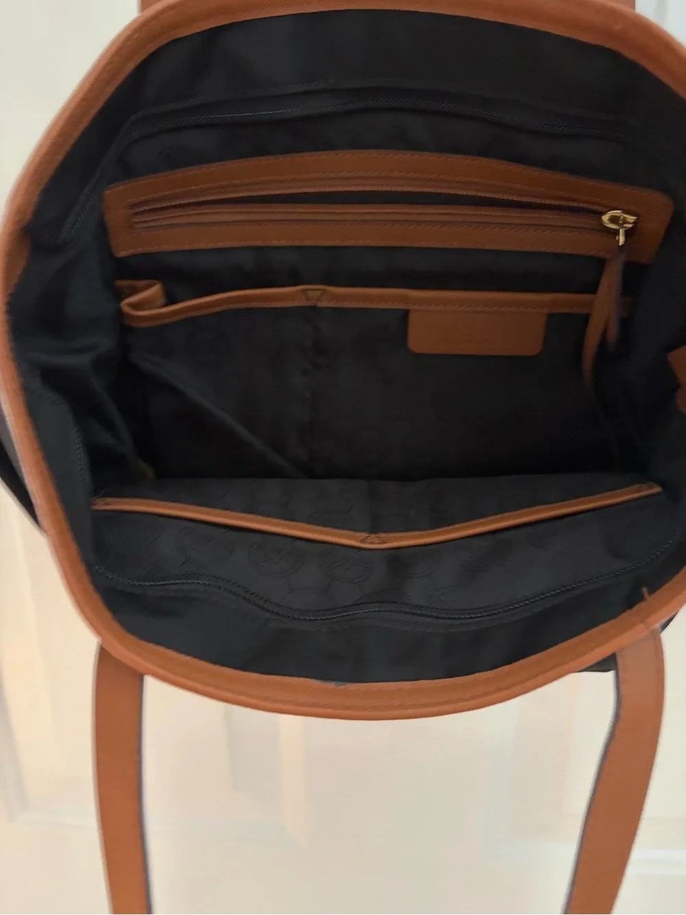 Michael Kors Kempton Black and Brown Tote